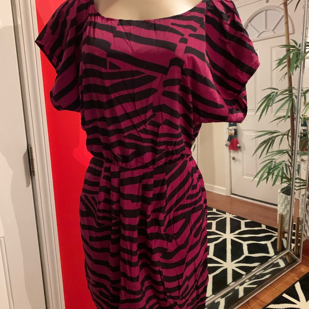 Cutout back midi work dress
